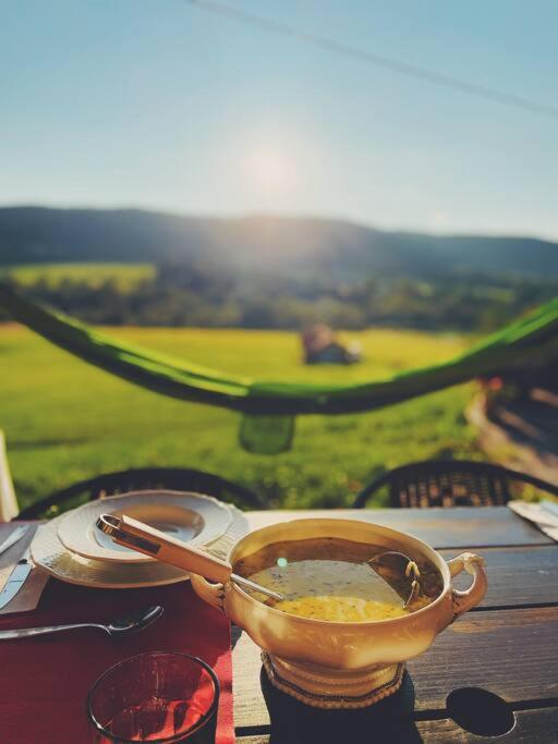 Polanka Beskid Niski Cute Cabin With Spectacular Views Hanczowa Esterno foto