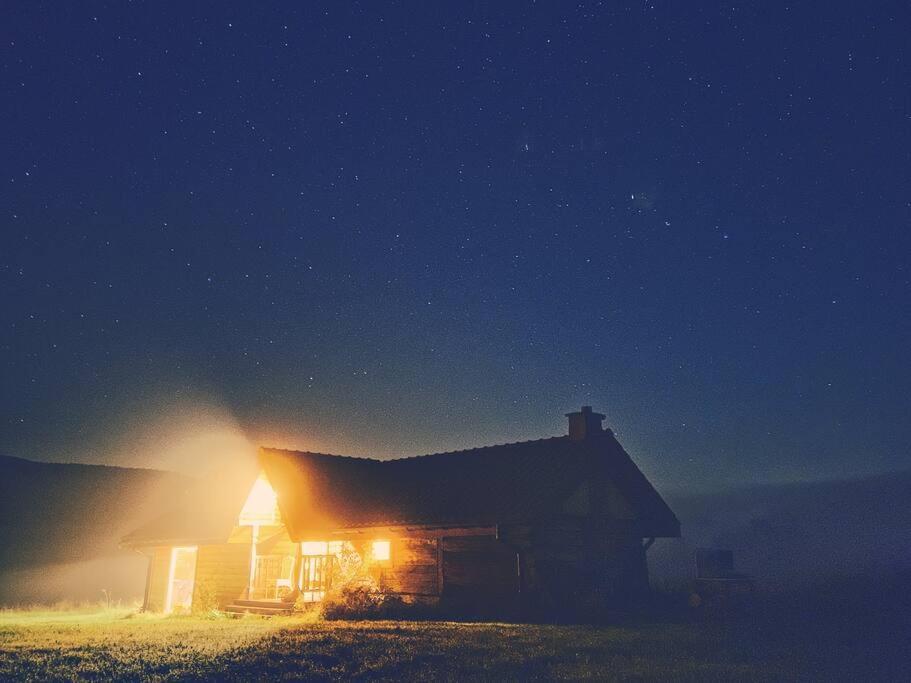 Polanka Beskid Niski Cute Cabin With Spectacular Views Hanczowa Esterno foto
