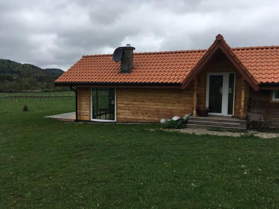 Polanka Beskid Niski Cute Cabin With Spectacular Views Hanczowa Esterno foto