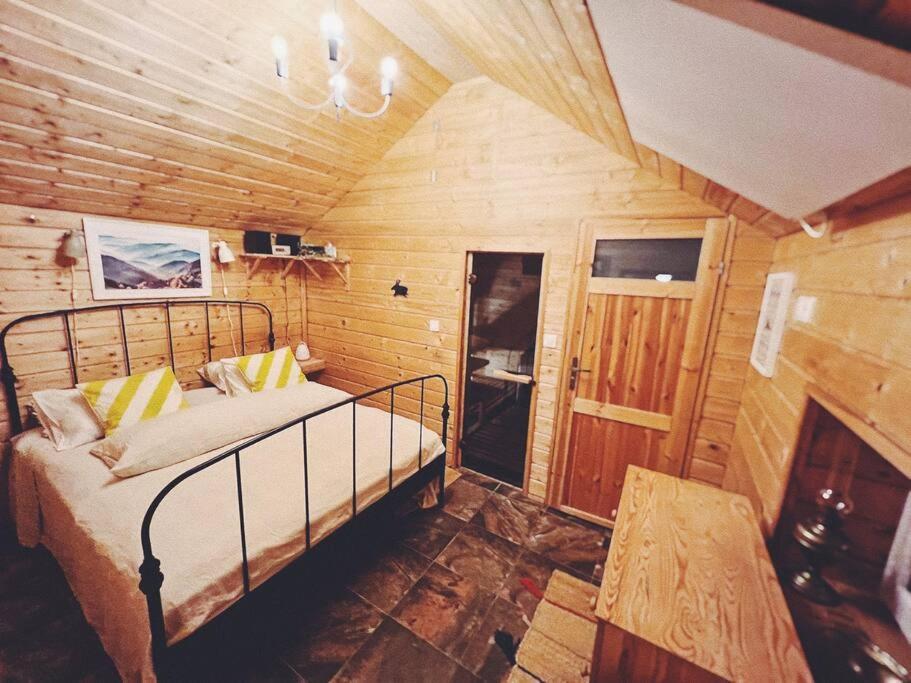 Polanka Beskid Niski Cute Cabin With Spectacular Views Hanczowa Esterno foto