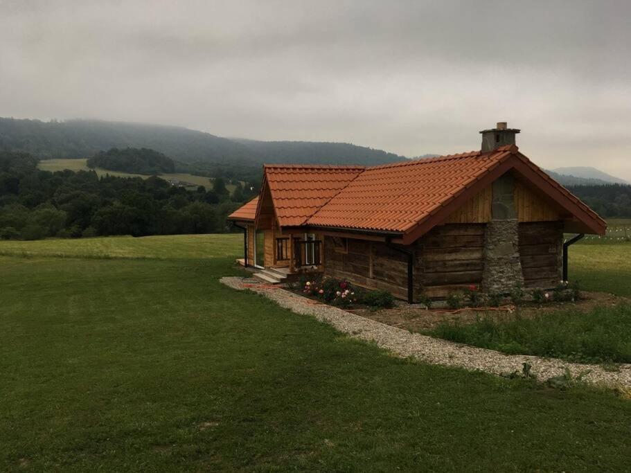 Polanka Beskid Niski Cute Cabin With Spectacular Views Hanczowa Esterno foto