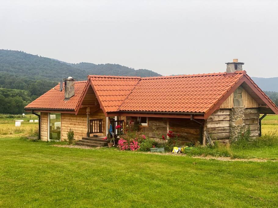 Polanka Beskid Niski Cute Cabin With Spectacular Views Hanczowa Esterno foto