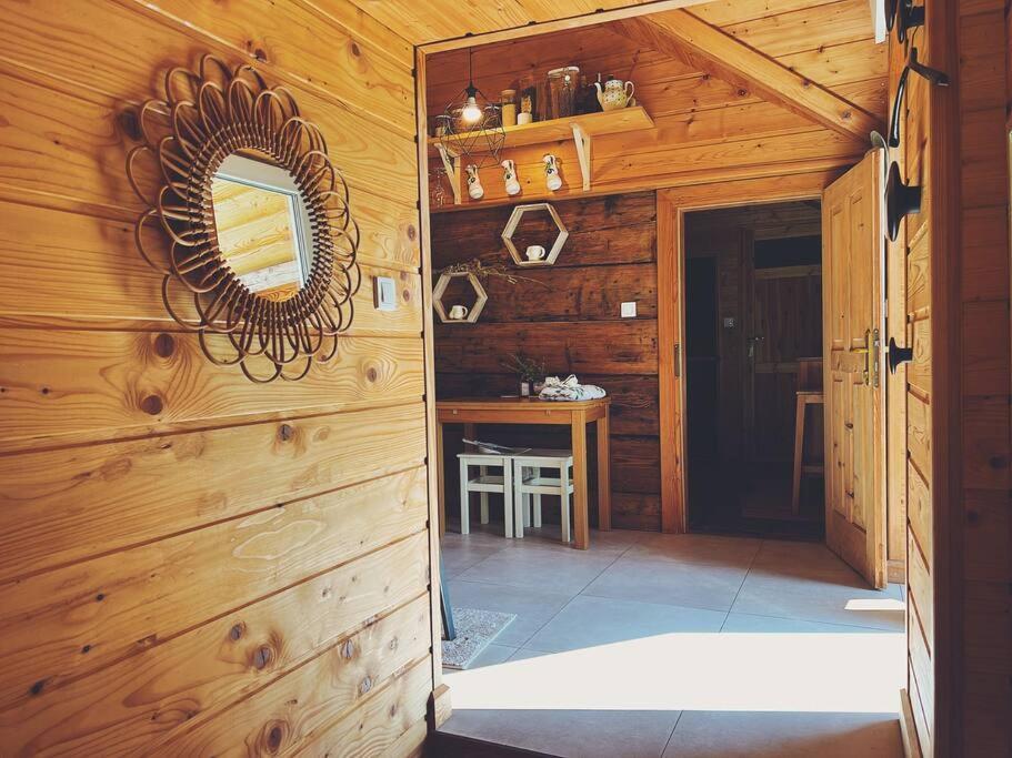 Polanka Beskid Niski Cute Cabin With Spectacular Views Hanczowa Esterno foto